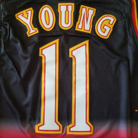 Men's Atlanta Hawks Trae Young #11 NBA Swingman Jersey1 - Retro Red