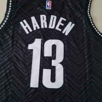 Men's Brooklyn Nets James Harden #13 Black 2020/21 Swingman Player Jersey1