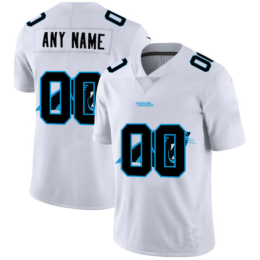 Custom1 Carolina Panthers White Team Big Logo Vapor Untouchable Limited Jersey1 Stitched Jersey1 Football Jerseys