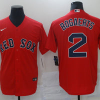 Men's Boston Red Sox Xander Bogaerts #2 Red Replica Baseball Jersey1