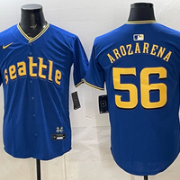 Men's Seattle Mariners Randy Arozarena #56 Royal 2023 City Connect Replica Jersey