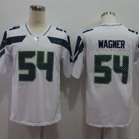 Men's Seattle Seahawks Bobby Wagner #54 White Game Jersey