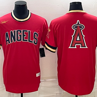 Men's Los Angeles Angels Red Authentic Player Jersey1