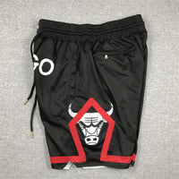 Men's Chicago Bulls Black 2023/24 Pocket Shorts1 City Edition