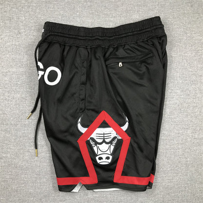 Men's Chicago Bulls Black 2023/24 Pocket Shorts1 City Edition