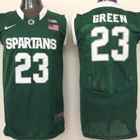 Men's Michigan State Spartans Draymond Green #23 Green Alumni Player Jersey