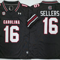 Men's South Carolina Gamecock LaNorris Sellers #16 Black Player Game Jersey