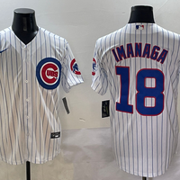 Men's Chicago Cubs Shota Imanaga #18 White Home Replica Player Jersey1
