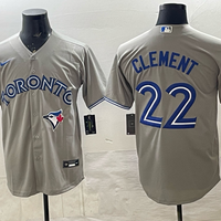 Men's Toronto Blue Jays Matt Clement #22 Gray Player Jersey