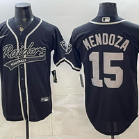 Men's Las Vegas Raiders Fernando Mendoza #15 Black Game Player Jersey