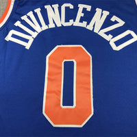 Men's New York Knicks Donte DiVincenzo #0 Blue Swingman Jersey1 - Icon Edition