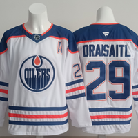 Men's Edmonton Oilers Leon Draisaitl #29 White Premium Player Jersey