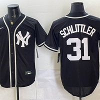 Men's New York Yankees Cam Schlittler #31 Black Replica Player Jersey