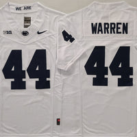 Men's Penn State Nittany Lions Tyler Warren #44 White Player Jersey