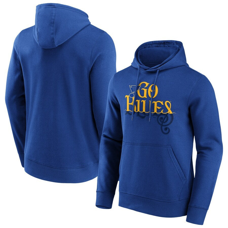 Men's St. Louis Blues Fanatics Branded Hometown Graphic Hoodie - Royal