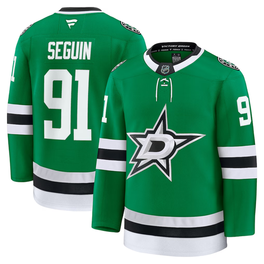 Men's Dallas Stars Tyler Seguin #91 Fanatics Kelly Green Home Premium Jersey