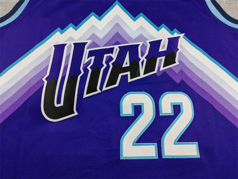 Men's Utah Jazz Darryn Peterson #22 Purple Swingman Jersey - Icon Edition