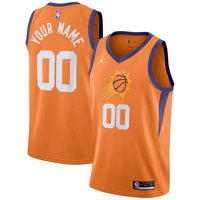 Men's Phoenix Suns Orange Swingman Custom Jersey1 - Statement Edition