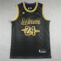 Men's Los Angeles Lakers #8-24 NBA Black Mamba Swingman Jersey1