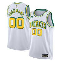 Men's Houston Rockets White 2022/23 Custom Swingman Jersey1 - Classic Edition