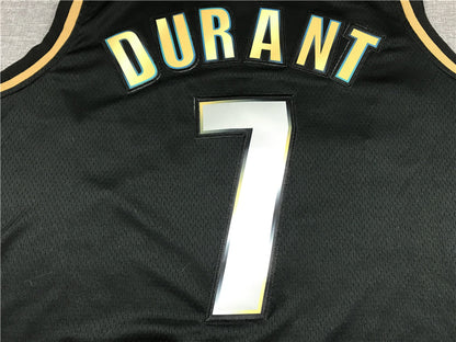 Men's Brooklyn Nets Kevin Durant Black 2020/21 Swingman Player Jersey1