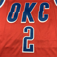 Men's Oklahoma City Thunder Shai Gilgeous-Alexander #2 Orange 2022/23 Swingman Jersey1 - Statement Edition