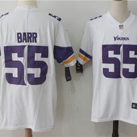 Men's Minnesota Vikings Anthony Barr #55 White Game Jersey1