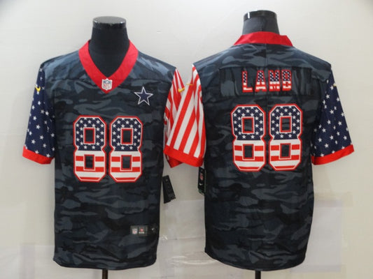 Men's Dallas Cowboys CeeDee Lamb #88 Gray Camouflage Game Player Jersey1