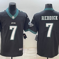 Men's Philadelphia Eagles Haason Reddick #7 Black Game Jersey1