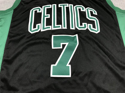Men's Boston Celtics Jaylen Brown #7 Black 2022/23 Swingman Jersey1 - Statement Edition