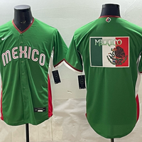 Men's Mexico Baseball Green 2026 World Baseball Classic Team Jersey