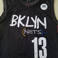 Men's Brooklyn Nets James Harden Black 2020/21 Fashion Jersey1 - City Edition