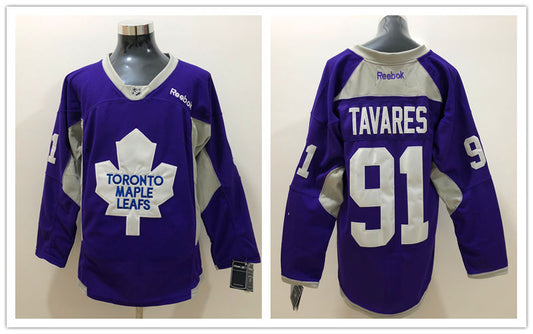Men's Toronto Maple Leafs John Tavares #91 Blue Authentic Jersey1