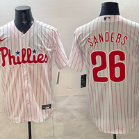 Men's Philadelphia Phillies Michael Saunders #26 White Replica Player Jersey