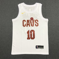 Men's Cleveland Cavaliers Darius Garland #10 White Swingman Jersey1 - Association Edition