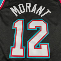 Men's Memphis Grizzlies Ja Morant #12 Black Swingman Jersey - Classic Edition