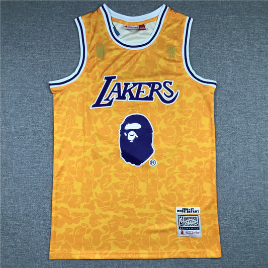Men's Los Angeles Lakers Kobe Bryant 2007-08 Hardwood Classics Authentic Jersey1