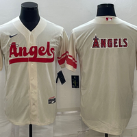 Men's Los Angeles Angels Cream 2022 City Connect Replica Player Jersey1