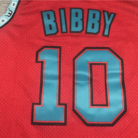 Men's Memphis Grizzlies Mike Bibby #10 Red Classics Swingman Jersey1