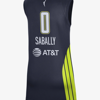 Men's Dallas Wings Satou Sabally #0 Navy Player Jersey