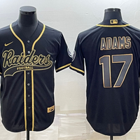 Men's Las Vegas Raiders Davante Adams #17 Black Player Jersey1 Joint Edition