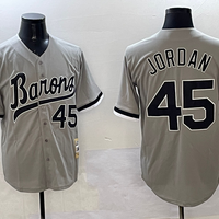 Men's Chicago White Sox Michael Jordan #45 Gray Limited Player Jersey1