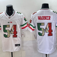 Men's San Francisco 49ers Fred Warner #54 White Retired Player Jersey