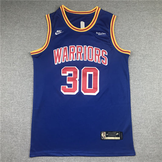 Men's Golden State Warriors Stephen Curry #30 Blue 2022 City Edition Jersey1