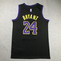 Men's Los Angeles Lakers Kobe Bryant #24 Black 2023/24 Swingman Jersey1 - City Edition