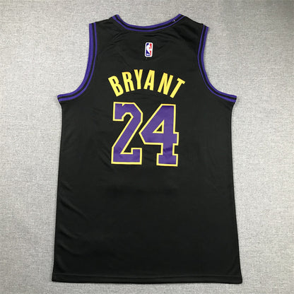 Men's Los Angeles Lakers Kobe Bryant #24 Black 2023/24 Swingman Jersey1 - City Edition
