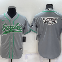 Men's Philadelphia Eagles Gray Game Jersey1
