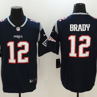 Men's Tom Brady #12 New England Patriots Jersey1 Navy