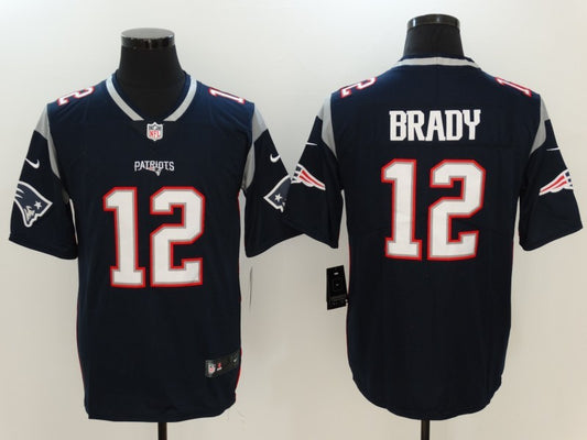 Men's Tom Brady #12 New England Patriots Jersey1 Navy