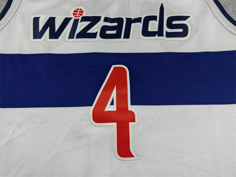Men's Washington Wizards AJ Dybantsa #4 White Swingman Jersey - Association Edition